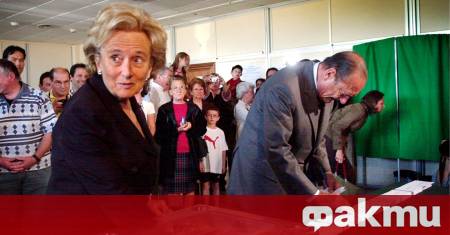 Бернадет Ширак съпруга на бившия френски президент Жак Ширак и