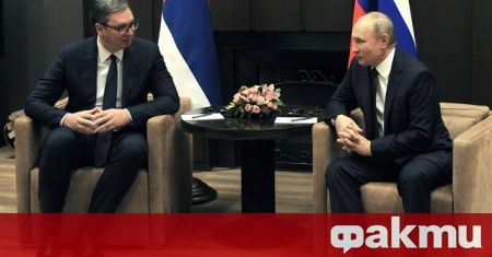 В Сочи президентът на Русия Владимир Путин успокои сръбския президент