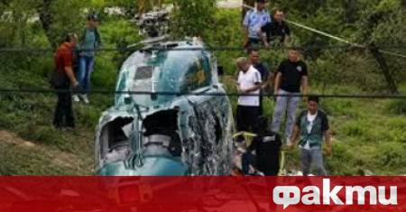 Всички 14 души на борда загинаха след като хеликоптер на