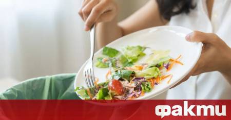 В България общото тегло изхвърлена храна надхвърля 614 млн кг