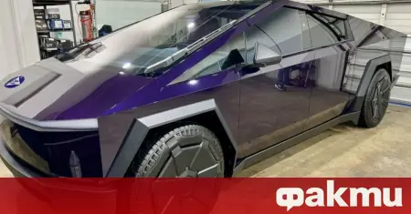 Voici à quoi ressemble le vrai Tesla Cybertruck en violet (vidéo) ᐉ Actualités de Fakti.bg – Technologies