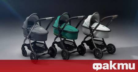 Британският производител на автомобили Aston Martin представи бебешка количка съобщиха