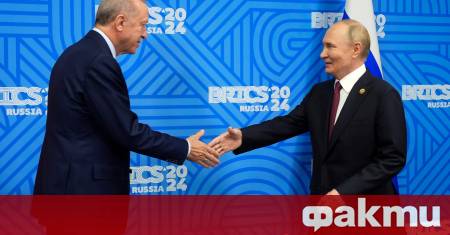 Телефонен разговор между руския президент Владимир Путин и турския му