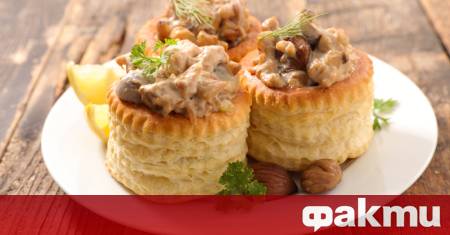 Необходими продукти 1 пакет бутертесто 50 г краве масло 1