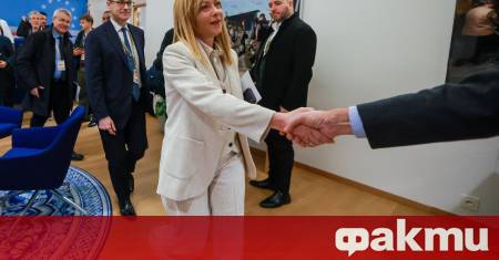 Италианската министър председателка Джорджа Мелони се включи във видеоконферентен разговор
