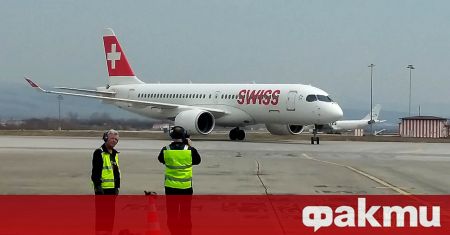 След близо 5 годишно прекъсване днес беше възобновена авиолинията София Цюрих Полетите