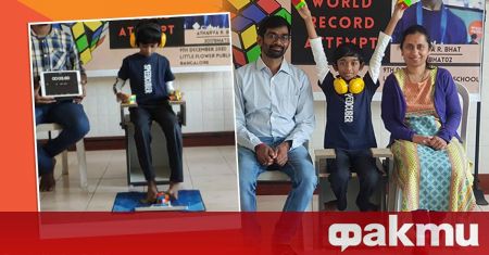 Осемгодишно индийско момче постави Гинес рекорд за едновременното подреждане на