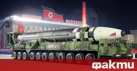 Северна Корея се похвали с нова междуконтинентална ракета Министерството на