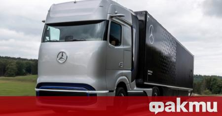 Mercedes Benz представи магистрален влекач с горивни клетки който може да