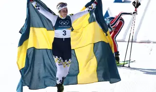 Шведска състезателка спечели олимпийската титла на 50 км ски бягане