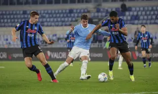 Лацио и Аталанта не излъчиха победител в полуфиналния дуел за Купата на Италия