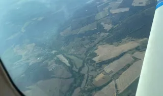 Plane crashed in the yard of a house near Pleven