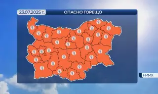 Времето днес, прогноза за сряда, 23 юли: Слънчев ад в цялата страна