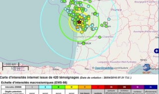 5,2 по Рихтер разлюля Южна Франция