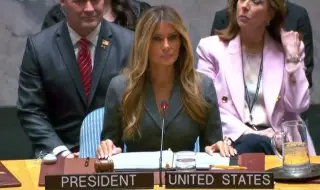 Мелания Тръмп председателства заседание на Съвета за сигурност на ООН ВИДЕО