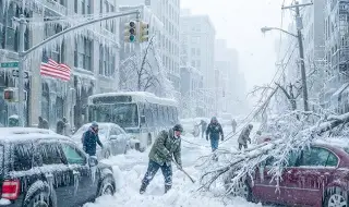 Съединените щати се готвят за нова зимна буря ВИДЕО