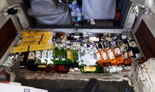 Иззеха 121 литра водка и уиски без бандерол на „Дунав мост“-Русе