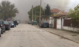 Голям пожар във фабрика в Катуница