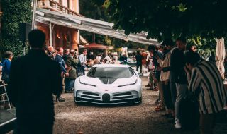 Bugatti за $9 млн. и предшественикът му зашеметиха тълпите във Villa d'Este