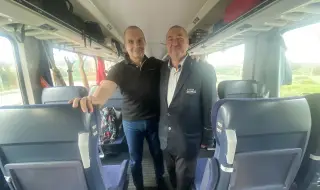 Karadjov "caught" the train from Mezdra to Sofia 