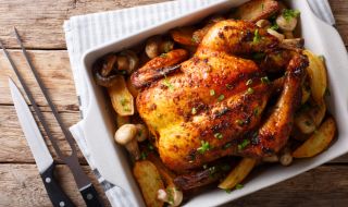 Рецепта на деня: Печено пиле по разложки