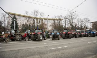 Шофьорите се присъединиха към протеста на фермерите в Молдова