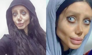 Зловещата "двойничка" на Анджелина Джоли показа истинското си лице (СНИМКИ)