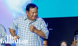Бившият генерал Прабово Субианто обяви победа на президентските избори в Индонезия ВИДЕО