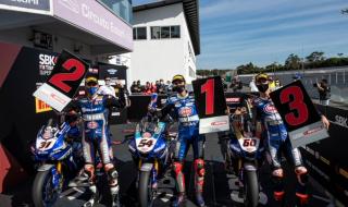 Yamaha окупира подиума в Световния супербайк шампионат