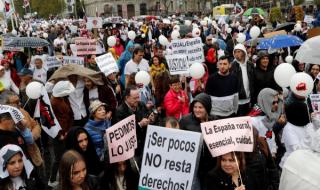 Десетки хиляди на протест в Испания