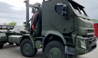 Volvo показа бронирания камион FMX 520