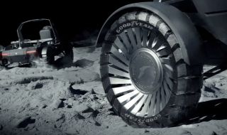 Goodyear разработва специални гуми за Луната