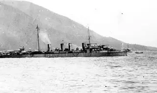 25 февруари 1916 г. Руският ескадрен миноносец „Лейтенант Пушчин” се натъква на български минни заграждения и потъва