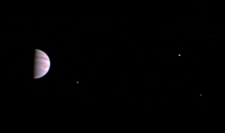 Сондата „Джуно“ изпрати първа снимка на Юпитер