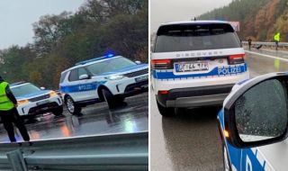 Германски полицаи оказват първа помощ при катастрофа на АМ „Тракия“