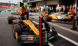 Ландо Норис триумфира в спринтовата квалификация на Гран при на Бразилия