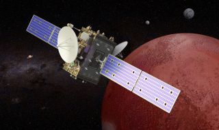 Китайска сонда изпрати видеозапис от орбитата на Марс