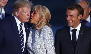 "Тя се отнася изключително зле с него" - Тръмп се подигра на семейство Макрон