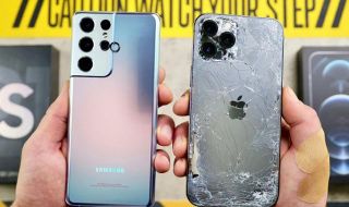 Кой е по-здрав: Samsung Galaxy S21 Ultra или iPhone 12 Pro Max (ВИДЕО)