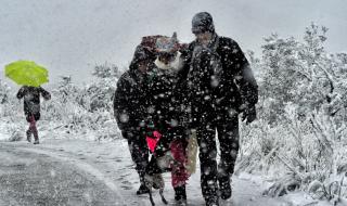 Студ и сняг в Гърция