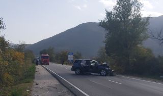 Катастрофа затвори пътя Велико Търново- Русе
