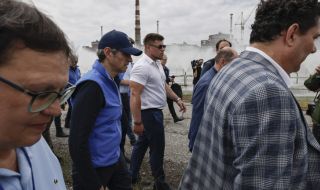 Гроси и руски официални лица обсъдиха сигурността на АЕЦ "Запорожие"