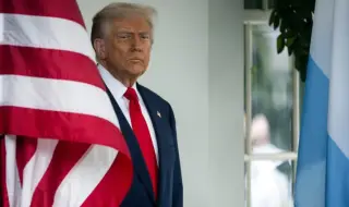 Тръмп към репортери: Обсъдих с Путин продажбата на "Томахоук" на Киев. Не му хареса идеята