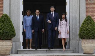 Крал Фелипе и кралица Летисия посрещнаха президента Радев и съпругата му