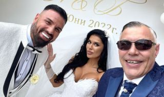 Благой Георгиев и Полина се ожениха (СНИМКИ+ВИДЕО)