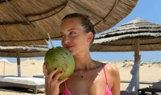 Гаджето на Ландо Норис нажени социалните мрежи с горещи кадри от Бали 