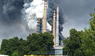 Разследват пожара в ТЕЦ "Марица изток 2"