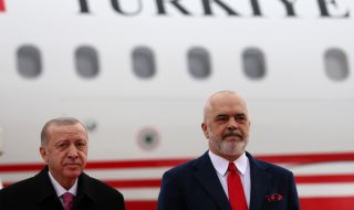 Реджеп Ердоган на посещение в Албания