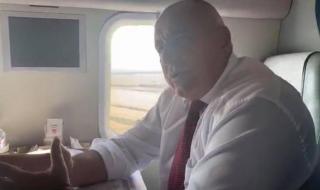 От хеликоптер Бойко Борисов провери строежа на "Балкански поток" ВИДЕО