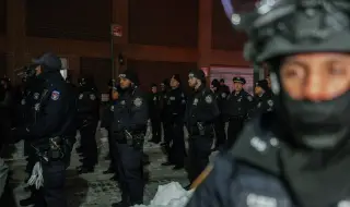 Two immigration officers shot Alex Pretty 